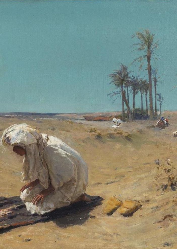 Lettura d'arte domenicale Preghiera nel deserto - Domenico Morelli (1823-1901)