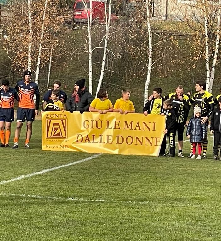 Stade Rugby e Zonta Club dicono insieme 'no' alla violenza sulle donne