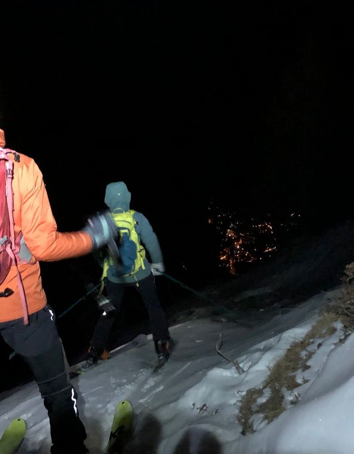 Un intervento in soccorso di scialpinisti dispersi (foto di repertorio)
