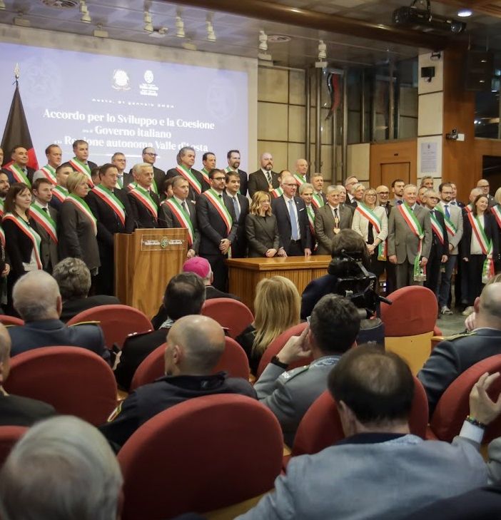 I sindaci valdostani 'ringraziano' la premier Meloni