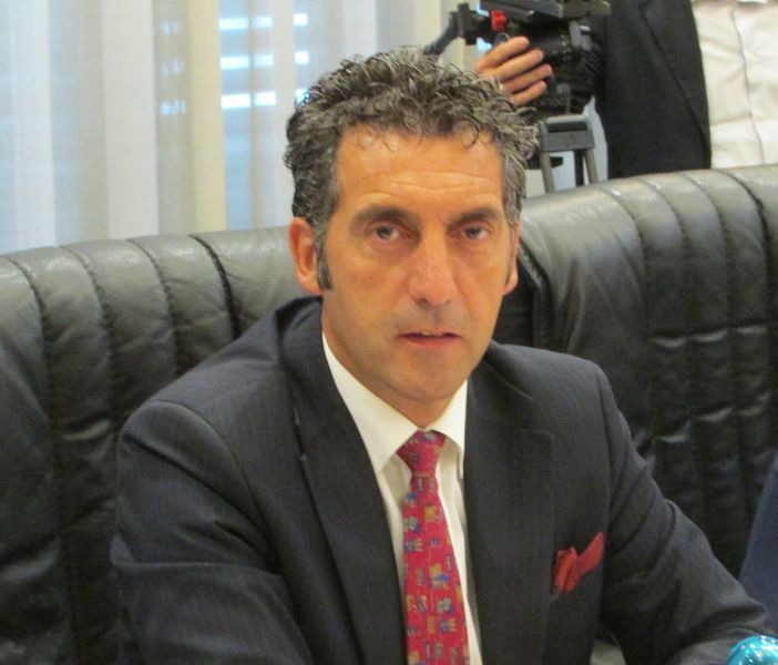 Marco Sorbara in Consiglio Valle nel 2018, pochi mesi prima di essere arrestato