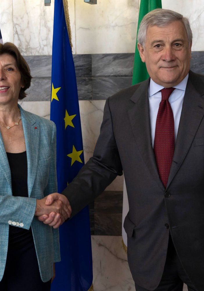 I ministri Catherine Colonna e Antonio Tajani
