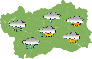 Allerta arancione domani per pericolo valanghe e frane in alta Valle