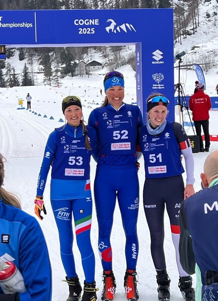 Mondiali Winter Thriatlon: a Cogne quinto posto per Alessandro Saravalle