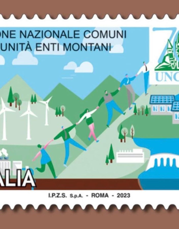 Uomo e natura in armonia, ecco il francobollo per il 70esimo dell'Uncem