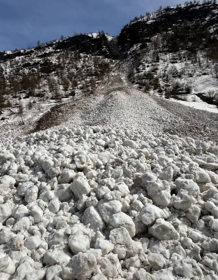 Valanga in Val Ferret, nessuna persona coinvolta
