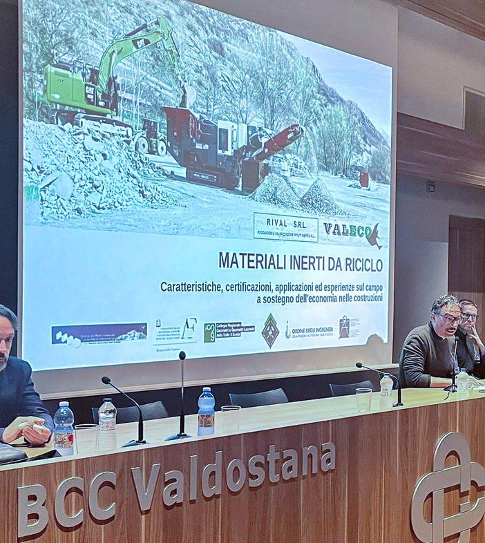 'Sì' convinto agli inerti da riciclo