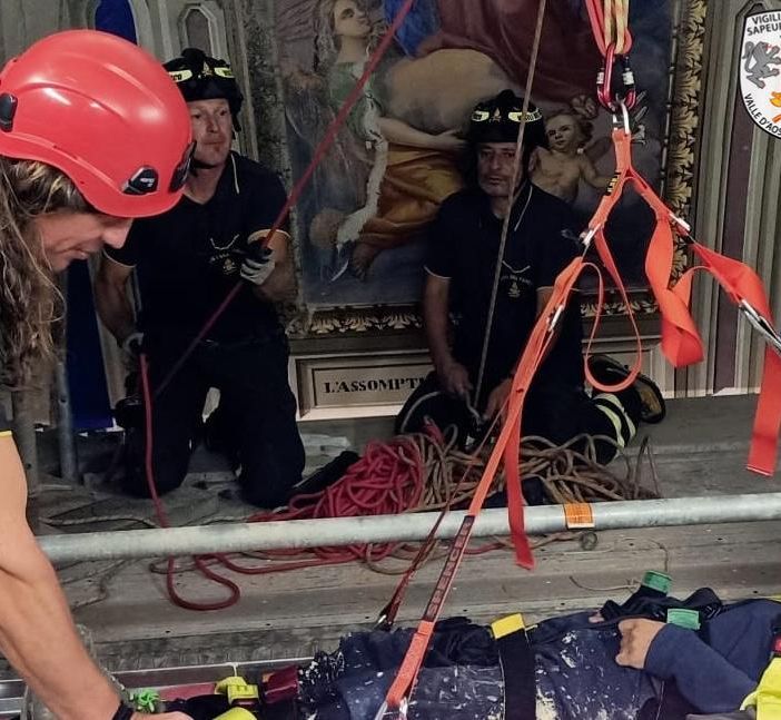 In salvo operaio infortunatosi su un'impalcatura a Torgnon