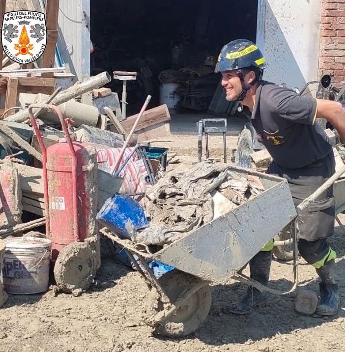 Alluvione in Emilia-Romagna, pompieri valdostani impegnati in tre zone