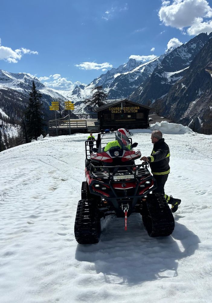In salvo due sciatori in difficoltà a Courmayeur