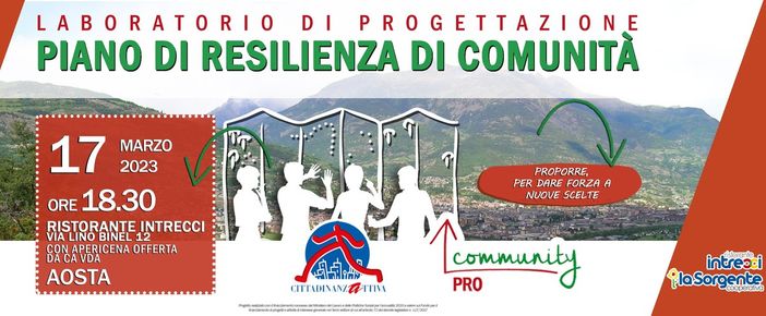 Al via ad Aosta il terzo laboratorio di Cittadinanzattiva VdA