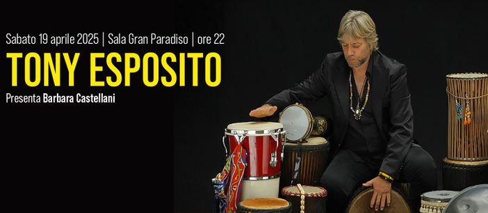 L'icona delle percussioni Tony Esposito in concerto al Grand Hotel Billia