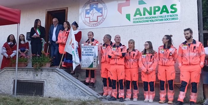 Un momento dell'inaugurazioone della sede