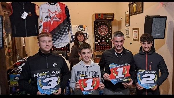 Da sn Daniele Morosso, Marco Rosso, Ugo Cosentino e  Vincenzo Bove