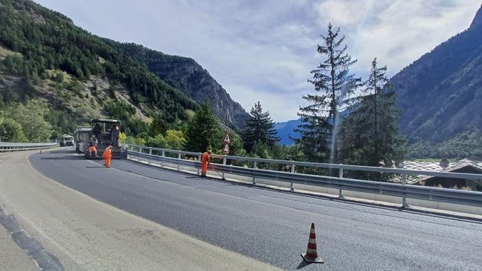 SS 26, verso la conclusione i lavori di ripristino tra Pré-St-Didier e Courmayeur”