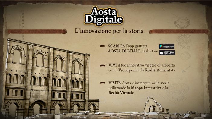 Scoprire i siti di Aosta con la realtà virtuale di una nuova App Scoprire i siti di Aosta con la realtà virtuale di una nuova App
