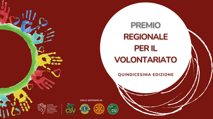 Premio regionale per il volontariato: candidature aperte fino al 20 settembre Premio regionale per il volontariato: candidature aperte fino al 20 settembre