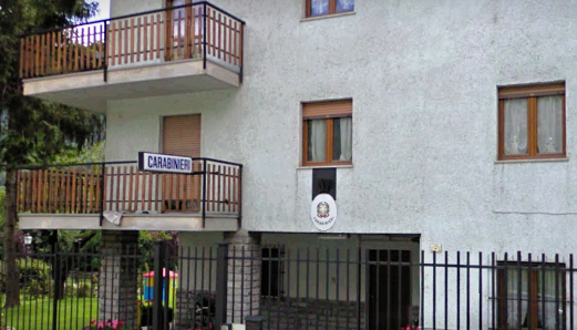 La stazione dei carabinieri di Morgex