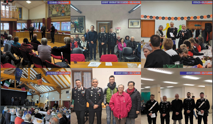 'Così gli anziani si difendono da truffe e furti', conclusi incontri con i carabinieri 'Così gli anziani si difendono da truffe e furti', conclusi incontri con i carabinieri