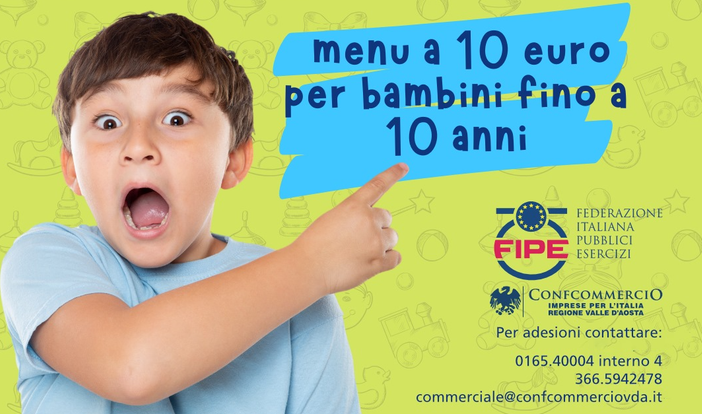 Ristoratori, aderite all'iniziativa 'Menu bambini'