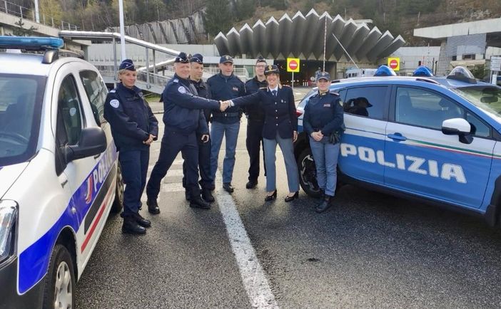 Al traforo del Bianco pattuglie di polizia congiunte italo/francesi