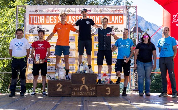 Ciclismo: Saravalle, Fantone e Philippot sul podio del Tour des Salasses