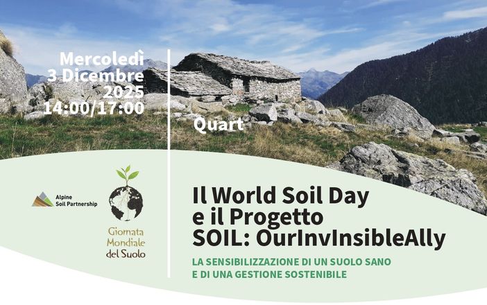 Giornata Mondiale del Suolo, a Quart incontro per valorizzare risorsa essenziale