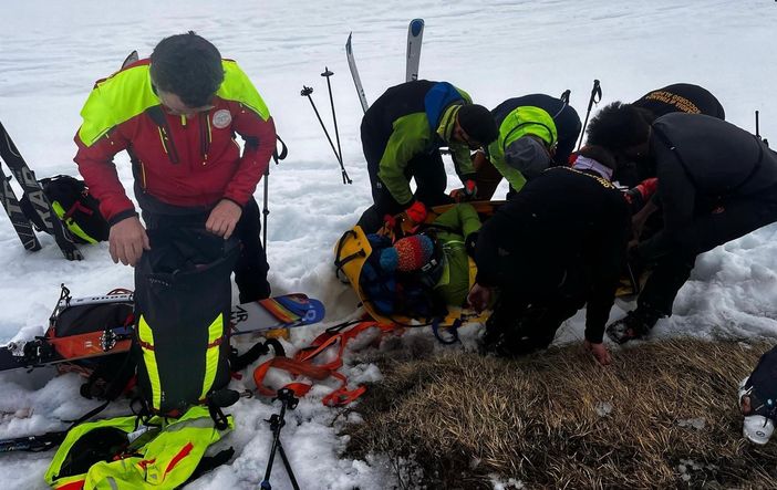 In salvo scialpinista belga infortunatasi sopra Rhèmes Notre Dame In salvo scialpinista belga infortunatasi sopra Rhèmes Notre Dame