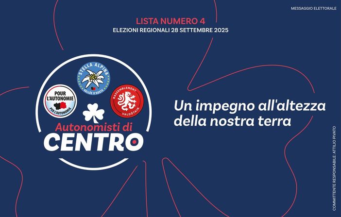 AdC, l'Autonomia al centro dell'agire politico