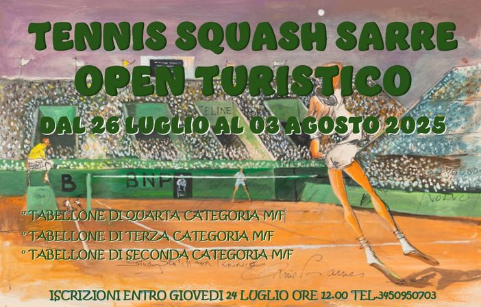 Tennis, boom di iscritti all’Open Turistico di Sarre: 66 in gara, mai così tanti da anni Tennis, boom di iscritti all’Open Turistico di Sarre: 66 in gara, mai così tanti da anni