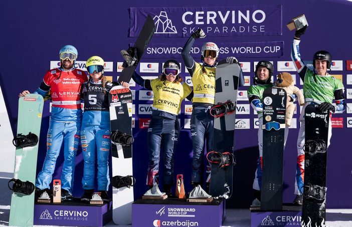 CdM snowboardcross, Francia pigliatutto a Breuil-Cervinia