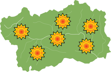 Clima africano in Valle: il picco di calore sabato e domenica aumenta l'umidità