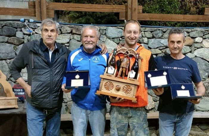 Da sn i finalisti Renato Dal Bosco, Giuseppe Brunaz, Thomas Marchesi, Lorenzo Fontanaravaz Da sn i finalisti Renato Dal Bosco, Giuseppe Brunaz, Thomas Marchesi, Lorenzo Fontanaravaz