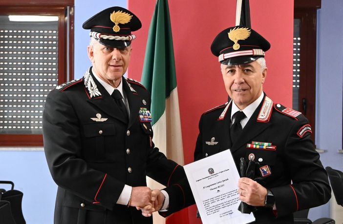 Da sn il tenente colonnello Livio Propato e il luogotenente Vincenzo Russo