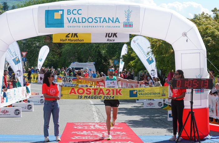 Réné Cunéaz taglia il traguardo Réné Cunéaz taglia il traguardo