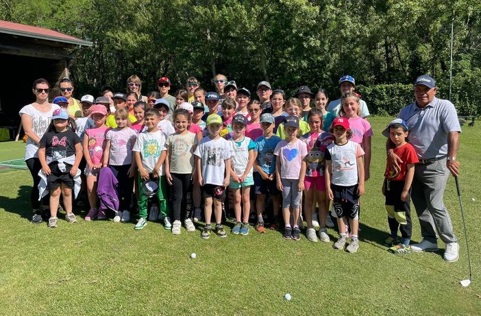 Foto di gruppo al Golf club Aosta Brissogne Foto di gruppo al Golf club Aosta Brissogne