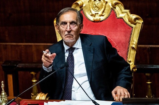 Il Presidente del Senato La Russa a Courmayeur Il Presidente del Senato La Russa a Courmayeur