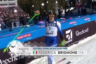Sci:CdM femminile, il meraviglioso 'triplete' di Federica Brignone Sci:CdM femminile, il meraviglioso 'triplete' di Federica Brignone