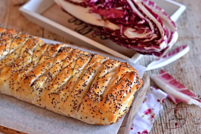 La Pagina del Goloso e lo Strudel salato al radicchio