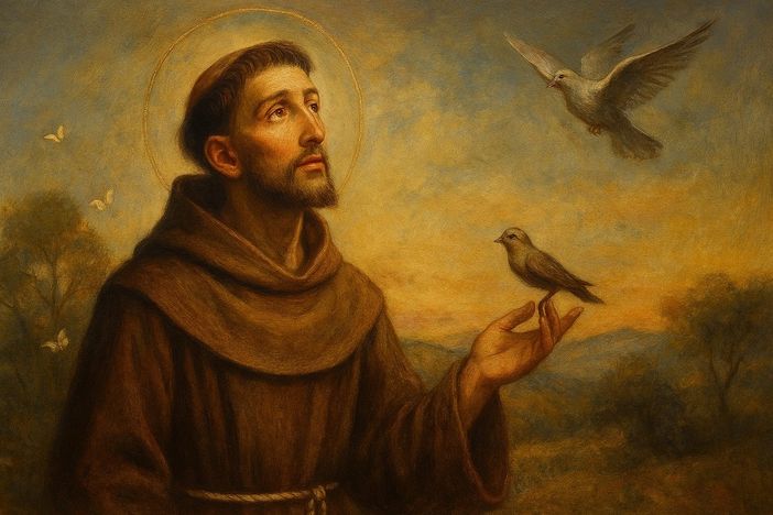 San Francesco d'Assisi; il santo della pace in tempi di guerra