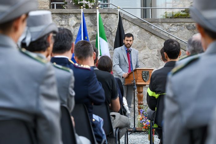 L'intervento dell'assessore Carrel durante la Festa (photo credit Paolo Rey, cliccare sull'immagine per avviare la gallery)