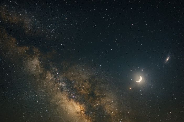 Il cielo di febbraio, un mese di incontri celesti, eclissi e costellazioni in transito