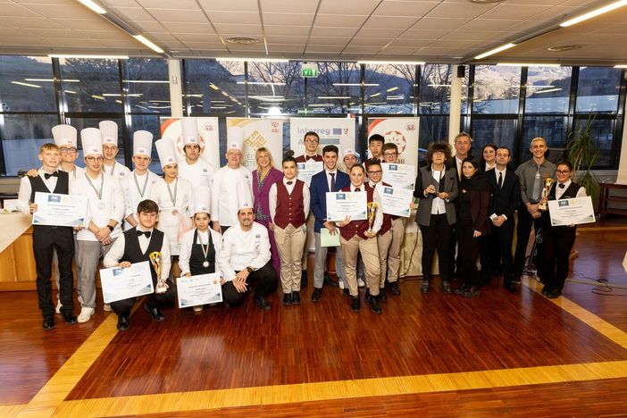 Foto di gruppo per premiati e concorrenti (photo credit Fondazione Turistica VdA(Giuseppe Di Mauro)