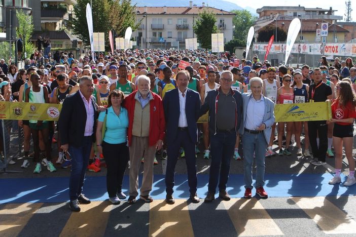 La vincitrice keniana Lucy Nthenya Ndambuk