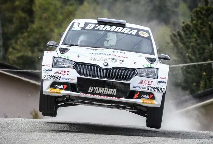 Elwis Chentre impegnato in una prova dello scorso Rally Elwis Chentre impegnato in una prova dello scorso Rally