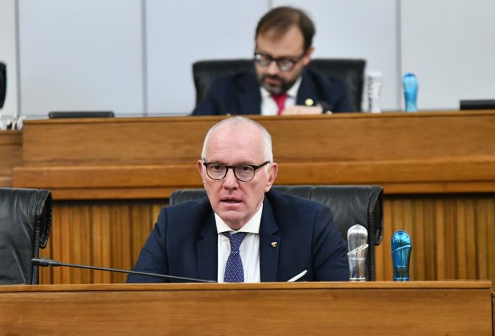 Il Presidente della Giunta, Renzo Testolin