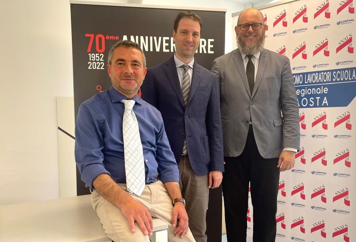 Da sn Luigi Bolici, Diego Salto, Alessandro Celi