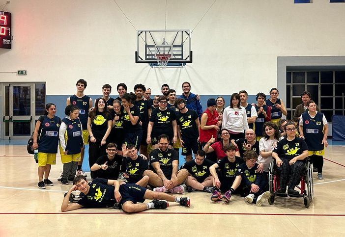 Un'altra bella, vivace giornata di Baskin ad Aosta con i ragazzi dell'SBK Un'altra bella, vivace giornata di Baskin ad Aosta con i ragazzi dell'SBK