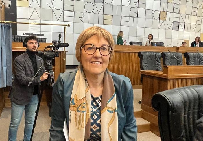 Chiara Minelli, consigliera regionale di Avs Chiara Minelli, consigliera regionale di Avs
