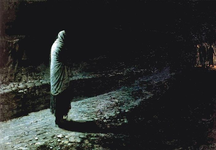 'La coscienza di Giuda', 1891-Nikolaj Nikolaevič Ge (1831-1894) 'La coscienza di Giuda', 1891-Nikolaj Nikolaevič Ge (1831-1894)